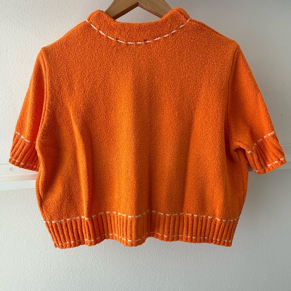 Zara Orange Women's Cardigan New With Tags - Picture 3 of 4